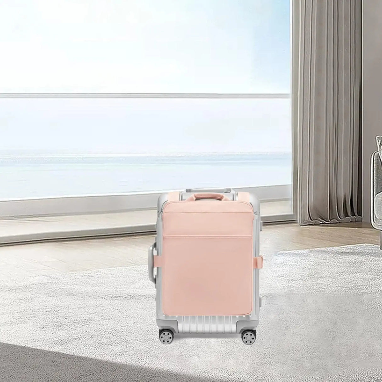 Travel Luggage Organizer  Multi-Compartment Suitcase Attachment - Product detail 10