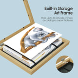Kids Artwork Display Frame  Magnetic Wood Frame With Glass - Product detail 10