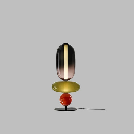 Modern Floor Lamp  Stacked Glass Spheres Design - Product detail 8