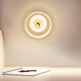 Modern Marble Wall Light  Natural Stone Circle Design - Product detail 4