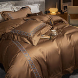 Egyptian Cotton Duvet Set  Premium Embroidered Bedding Collection - Product detail 7