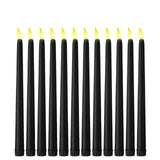 LED Black Taper Candles  Flameless Gothic Dining Decor - Product detail 12