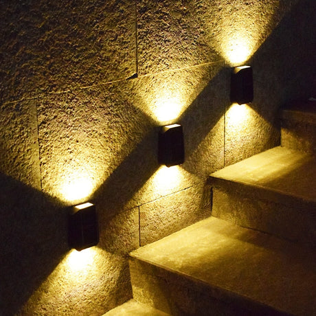 Solar Outdoor Wall Lamp  Smart LED Starry Light Effect - Product detail 10