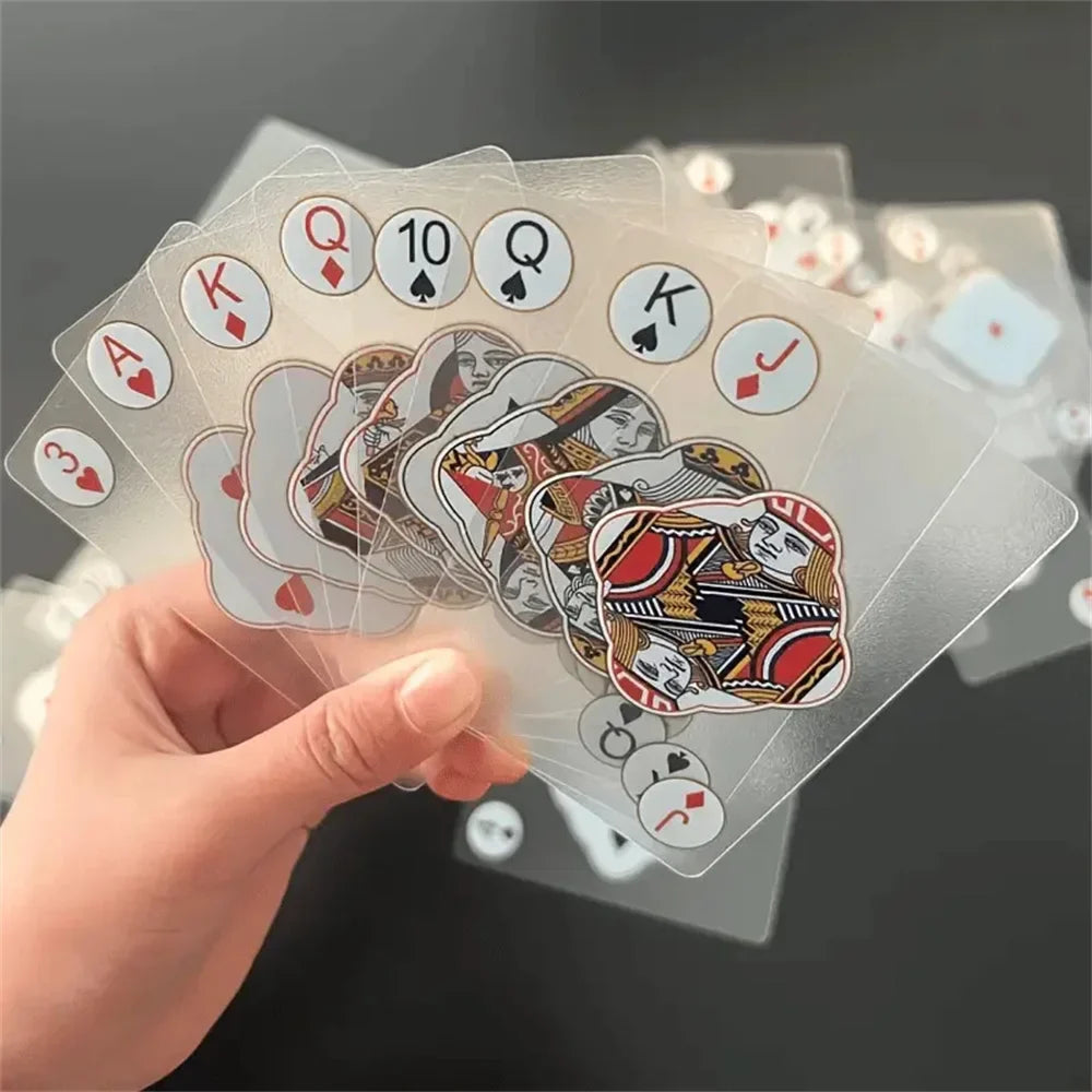 Clear Playing Cards  Waterproof PVC Deck Design - Detailed view
