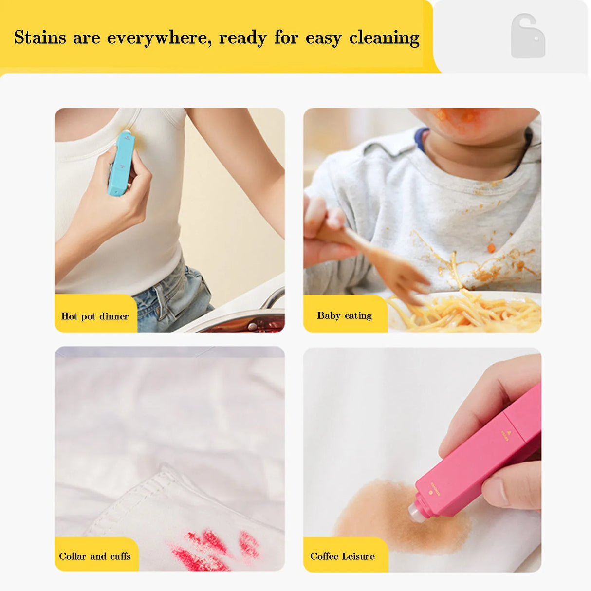 Portable Stain Remover Pen  Instant Fabric Spot Cleaner - Product detail 4