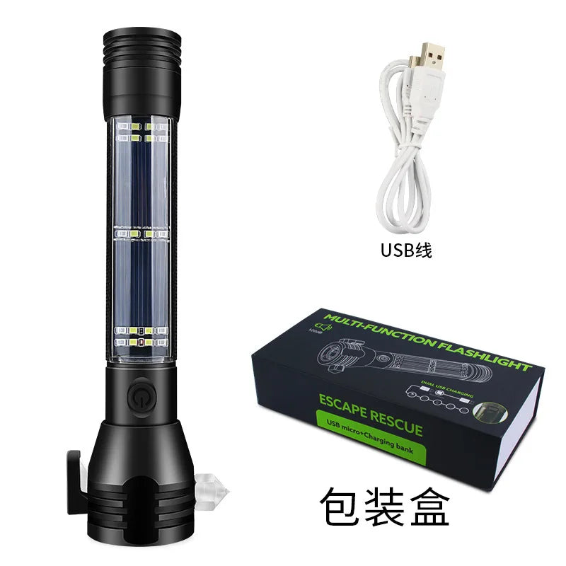 Emergency Solar Flashlight  Multi-Tool Safety Device with Power Bank - Product detail 17