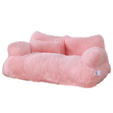 Plush Pet Sofa Bed  Cozy Winter Lounge for Cats - Product detail 6
