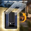 Solar Motion Sensor Wall Light  Adjustable LED Outdoor Security Lamp - Product example