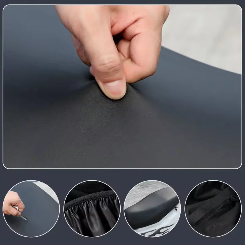 Motorcycle Seat Cover  Universal Elastic Waterproof Leather Design - Product detail 5