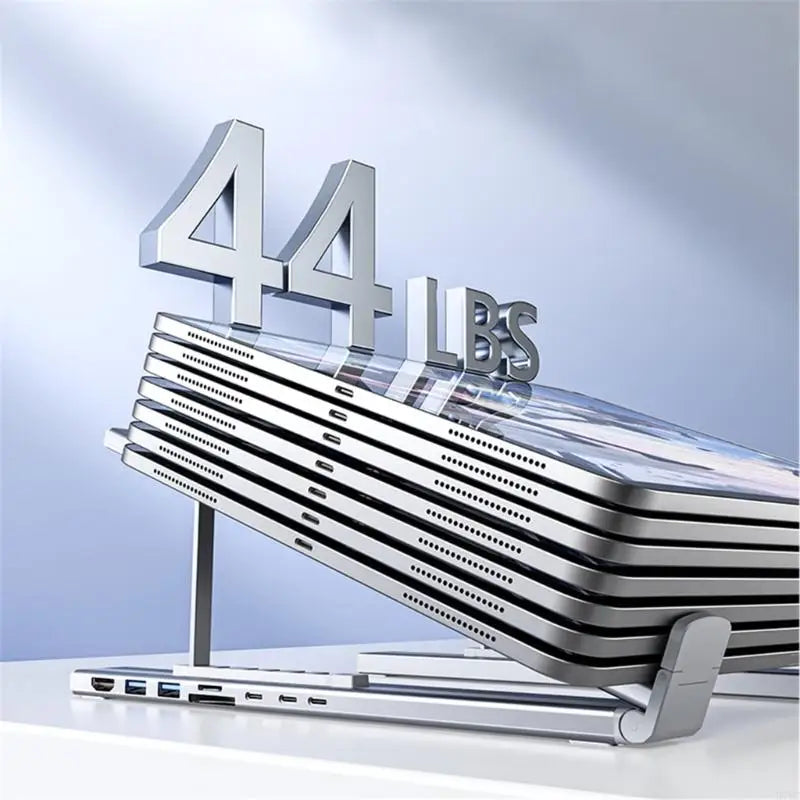 USB-C Laptop Hub Stand  8-in-1 Aluminum Docking Station - Product detail 6