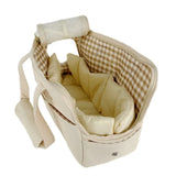 Premium Pet Carrier Tote  Quilted Cotton Travel Bag - Product detail 5