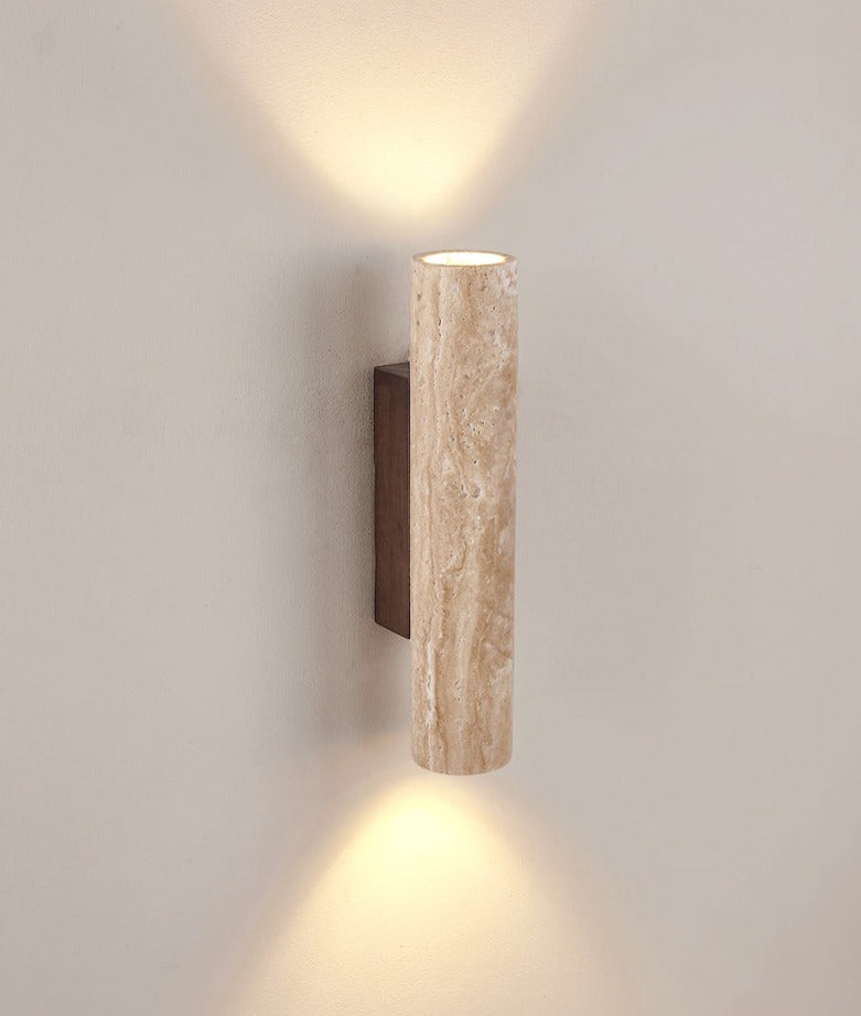 Modern Wall Sconce  Natural Marble Cylinder Design - Product detail 10