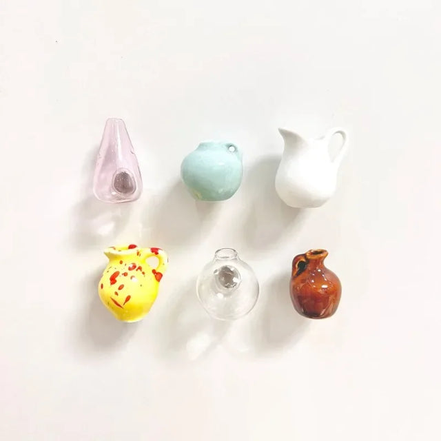 Magnetic Mini Vases  Decorative Earthenware Collection - Product showcase
