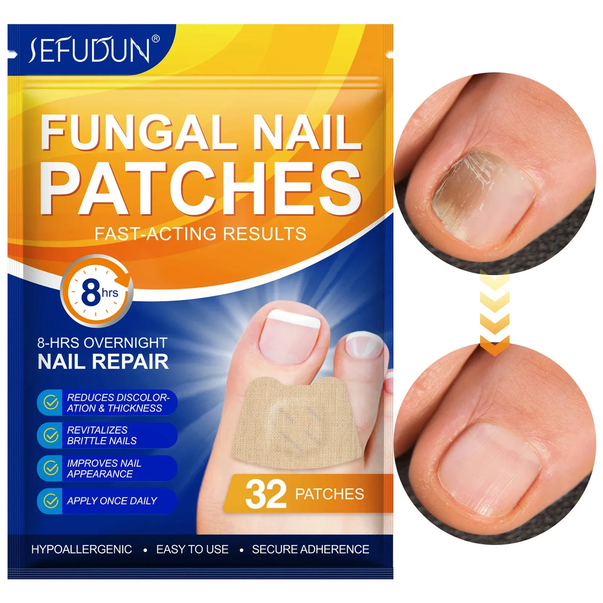 Antifungal Nail Treatment  Overnight Hydrogel Repair Patches - Product detail 4