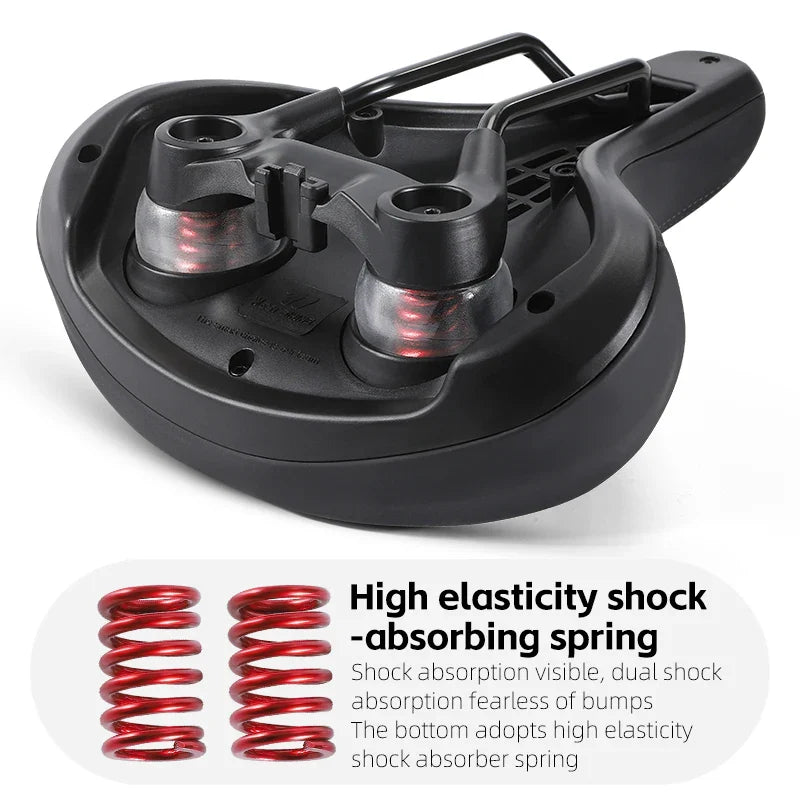 Ergonomic Bicycle Saddle  Hollow Core Shock-Absorbing Design - Product example
