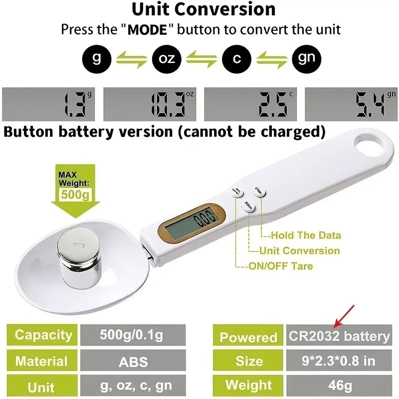 Digital Kitchen Scale Spoon  LCD Display Precision Measuring Tool - Product detail 5