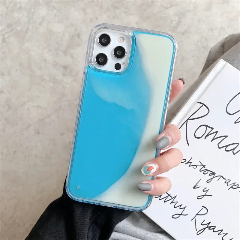 Dynamic Liquid iPhone Case  Luminous Glitter Quicksand Design - Product detail 9