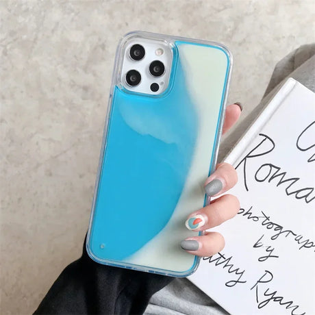 Dynamic Liquid iPhone Case  Luminous Glitter Quicksand Design - Product detail 9