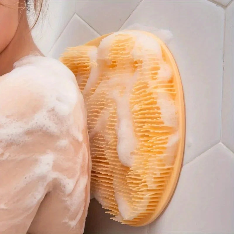 Silicone Bath Scrubber  Dual-Purpose Massage  Exfoliation Mat - Detailed view