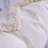 Boho Cotton Throw Pillows  Tufted Geometric Pattern With Tassels - Product detail 11