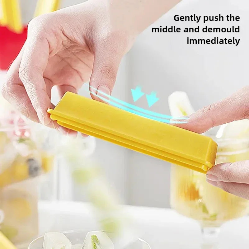 Long Ice Stick Mold  Slim Silicone French Fries Design - Product detail 4