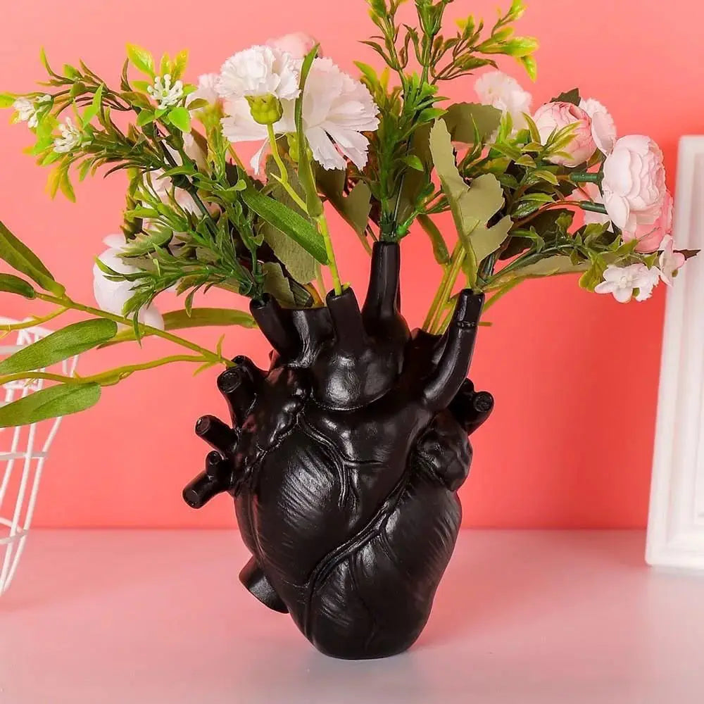 Anatomical Heart Vase  Modern Art Decor Sculpture - Product detail 4