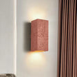 Modern Cement Wall Lamp  Minimalist Textured Design - Detailed view