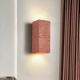 Modern Cement Wall Lamp  Minimalist Textured Design - Detailed view