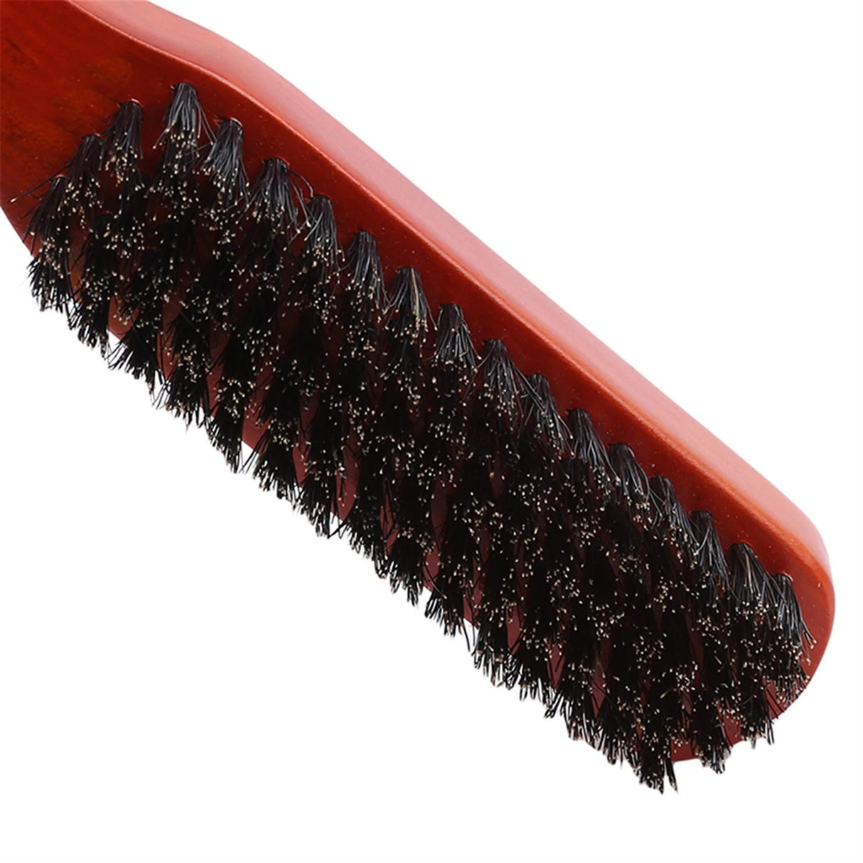Professional Teasing Brush  Boar Bristle Wooden Handle - Product detail 4