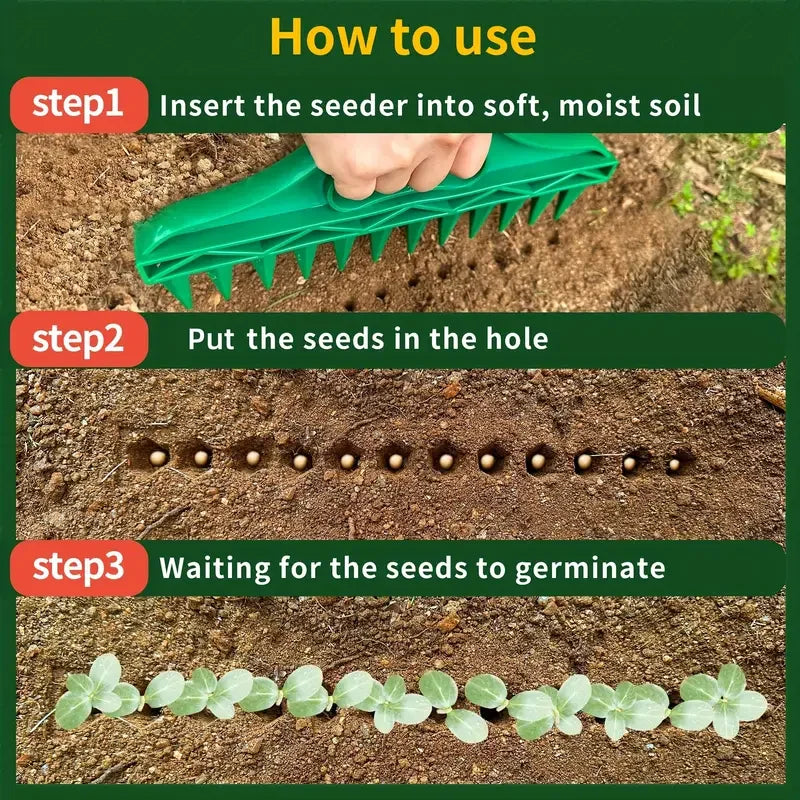Garden Seed Planter  Ergonomic PP Planting Tool - Product example
