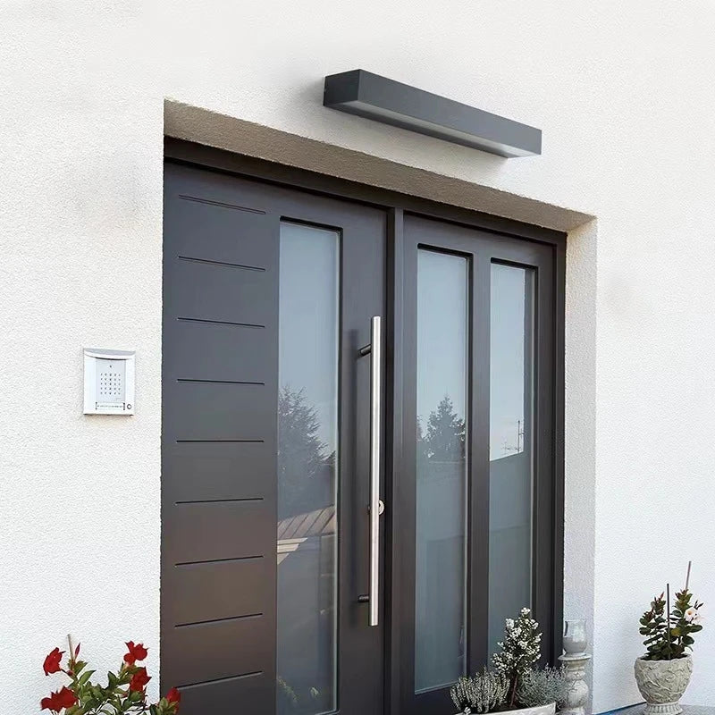 Modern Outdoor Wall Light  Linear LED Design With Smart Sensor - Product detail 7