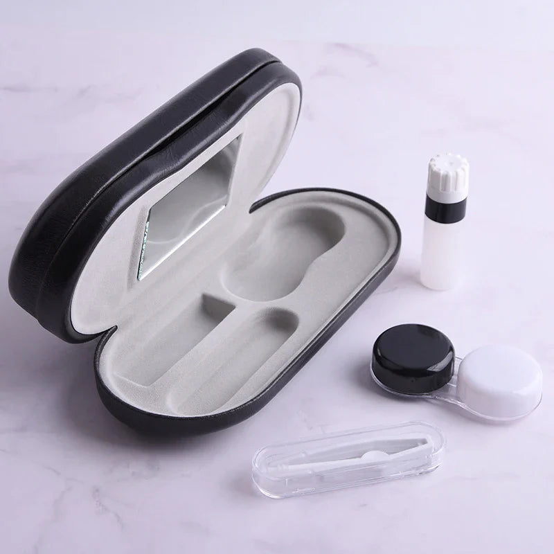 Double Layer Glasses Case  Contact Lens Storage System - Product detail 10