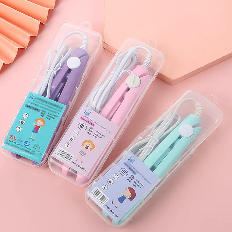 Mini Hair Styling Iron  Portable Ceramic Travel Tool - Product showcase