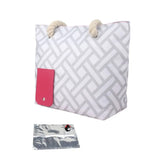 Insulated Wine Tote Bag  Nautical Stripe Dispenser Design - Product detail 14