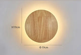 Modern Wooden Wall Light  Natural Aluminum Finish - Product detail 23