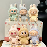 Kawaii Plush Bunny Keychain  Soft Pastel Collection - Product showcase