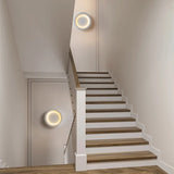 Modern Moon Wall Light  Wabi Sabi Textured Design - Product example
