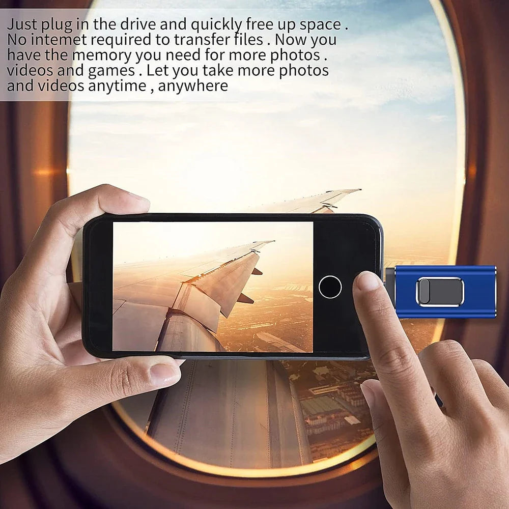 4-in-1 USB Flash Drive  Multi-Port OTG Storage Device - Product detail 4