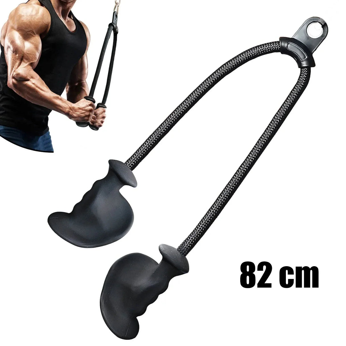 Professional Triceps Rope  Ergonomic 120cm Cable Attachment - Product detail 18