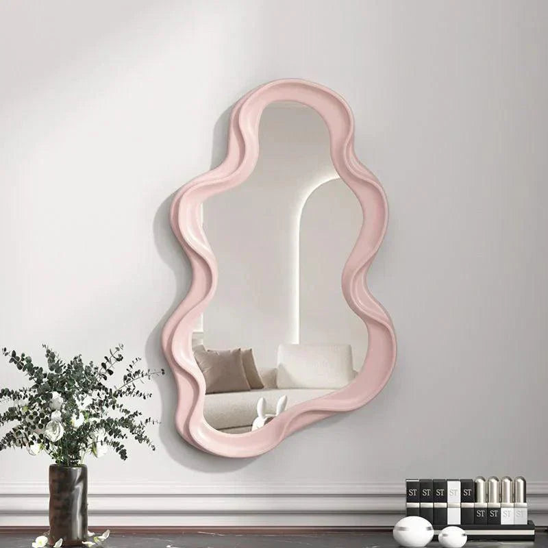 Wavy Wall Mirror  Cloud-Shaped Organic Frame - Product detail 8
