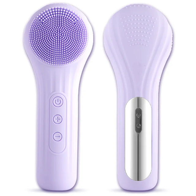 Silicone Facial Cleansing Brush  Waterproof Anti-Aging Massager - Product showcase