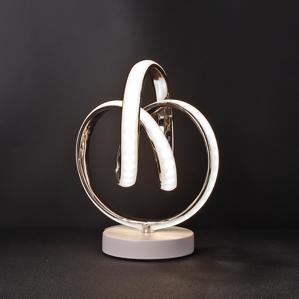 Modern LED Table Lamp  Spiral Aluminum Design - Product detail 9