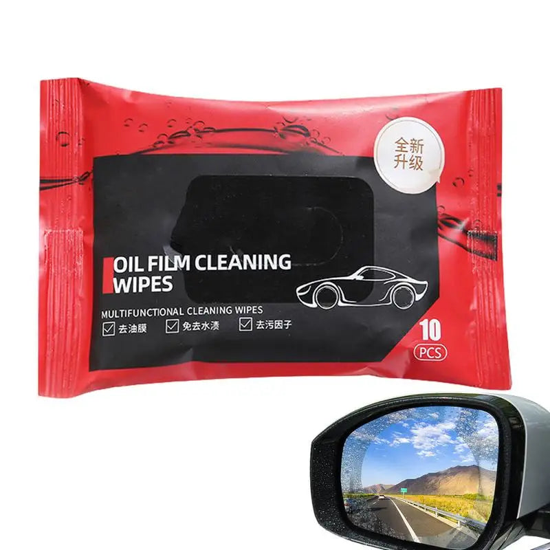 Car Glass Cleaning Wipes  Oil Film  Grime Removal - Product example