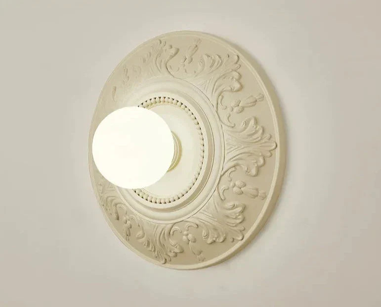Vintage Ceiling Light  Ornate Floral Relief Pattern - Product detail 10