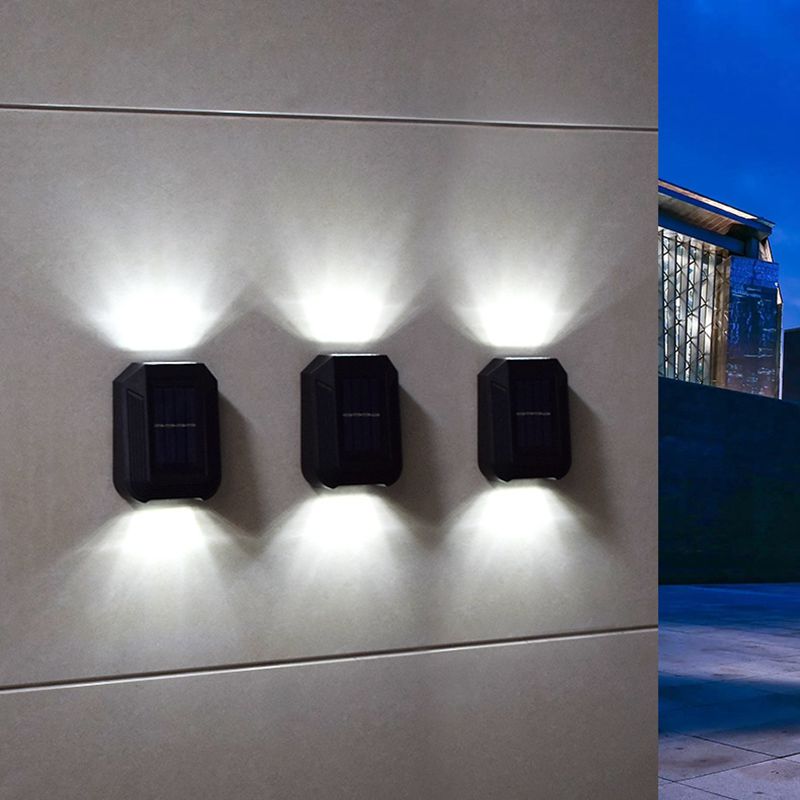 Solar Outdoor Wall Lamp  Smart LED Starry Light Effect - Product detail 7