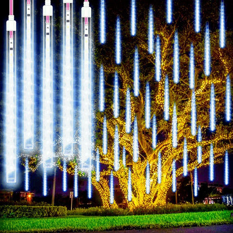 LED Meteor Shower Lights  Waterproof Cascading Outdoor Tubes - Product detail 7