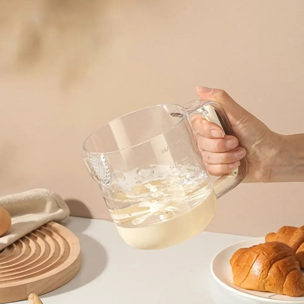 Kitchen Mixing Cup  Manual Stirring Beater With Spring Handle - Product detail 11