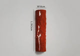 Modern Outdoor Wall Light  Textured Stone Resin with Gold Accents - Product detail 6