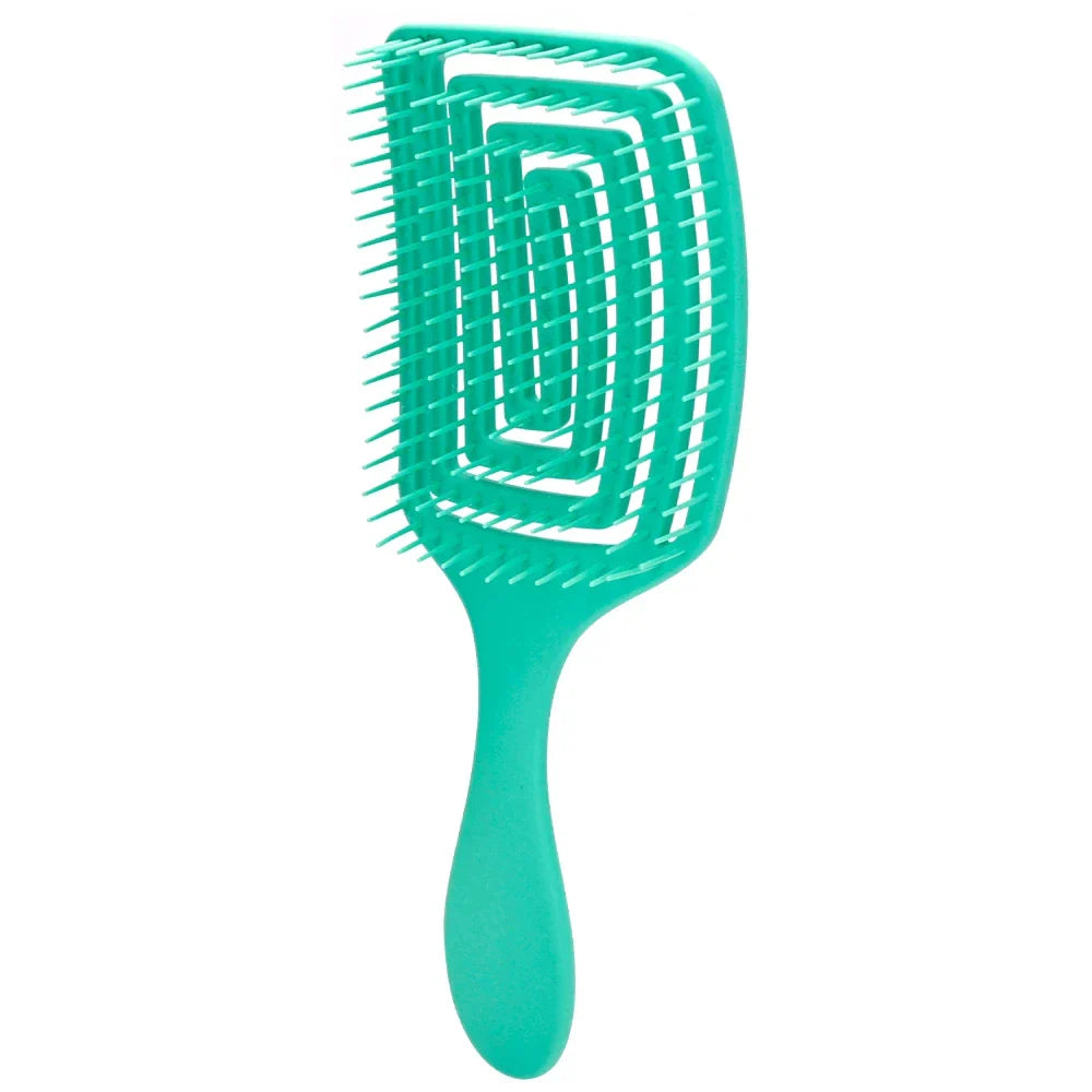 Professional Hair Detangling Brush  Vented Scalp Massage Design - Product showcase