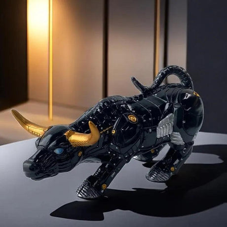 Golden Bull Sculpture  Financial Success Symbol - Product detail 5